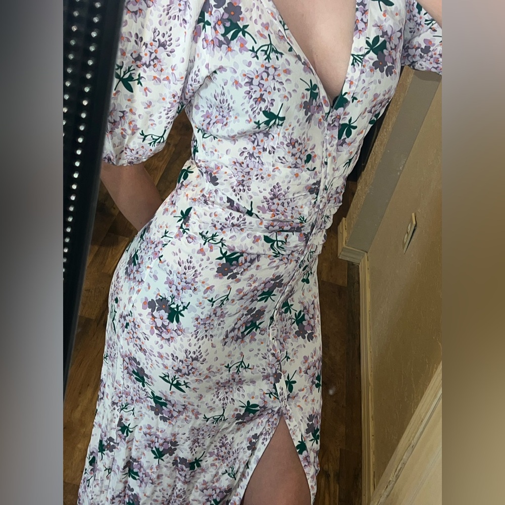 BYTIMO Floral Ruched Maxi Dress | NWT | Size Small - Picture 8 of 9